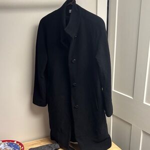 Christopher & Banks Black Wool Coat